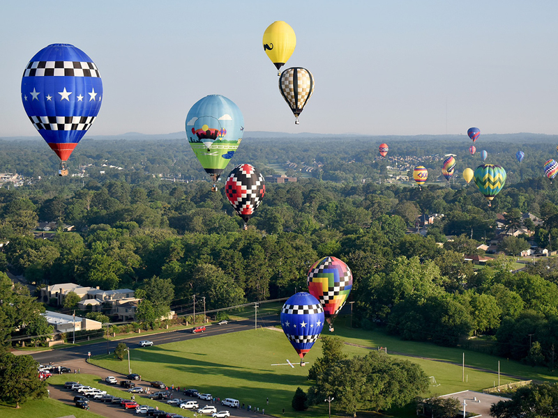 Balloons and Music Fill the Air in Longview